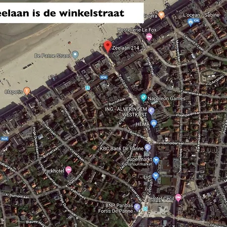 Residentie Albert-1, App.202, Zeelaan 214 Apartament De Panne